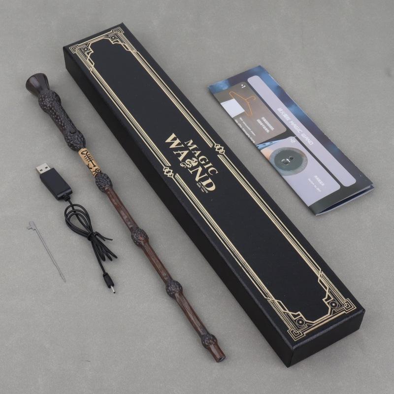 Magic Wand with Flame Effect – Floating Cosplay Toy & Christmas Gift