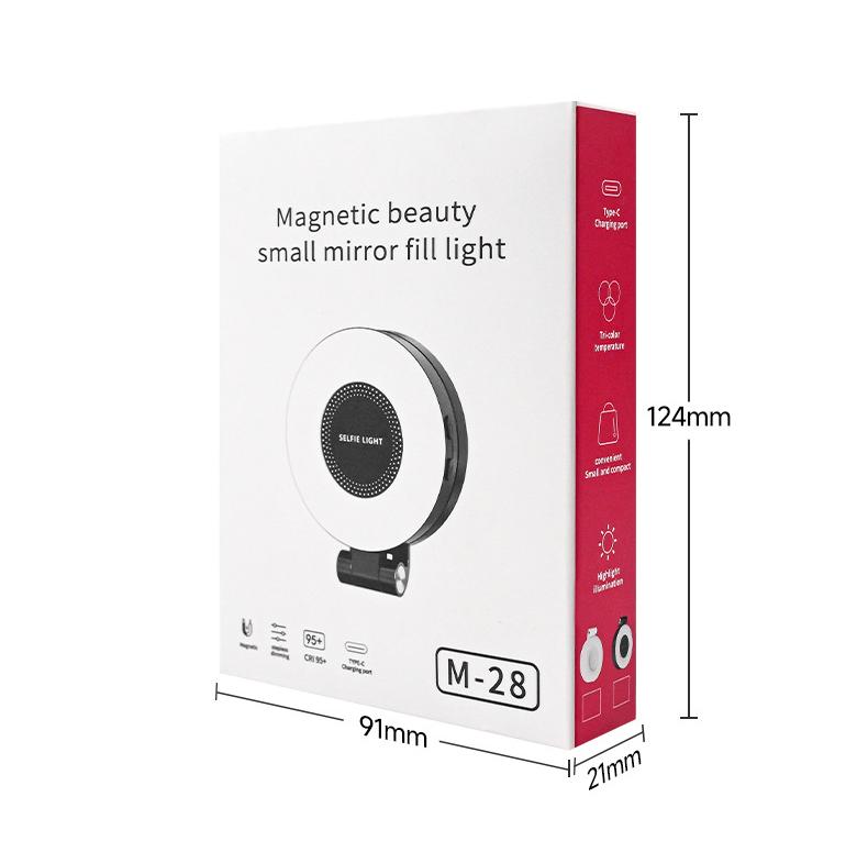 MagSafe Magnetic Selfie Light – Clip-On LED Phone Light with Adjustable Brightness & 360° Rotation