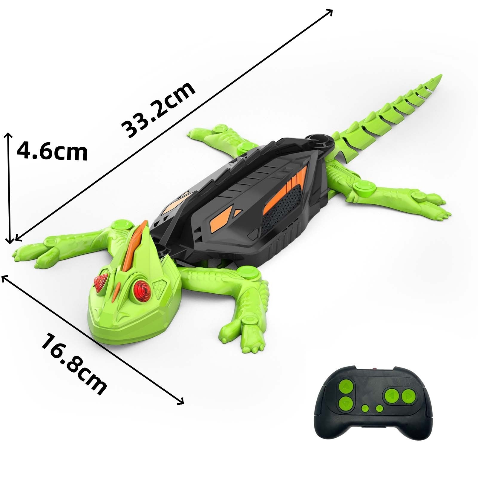 Remote Control Lizard Toy for Kids – Fast Running, Realistic Reptile Toy with Lights & Sounds